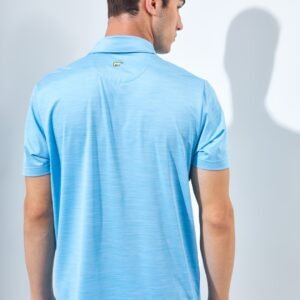 Jack Nicklaus Academy Premium Tonal Two Color Solid Polo Blue Surf