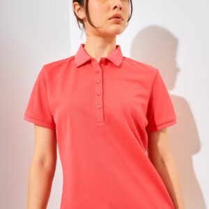 Jack Nicklaus Enna Premium Solid Polo Sporting Coral
