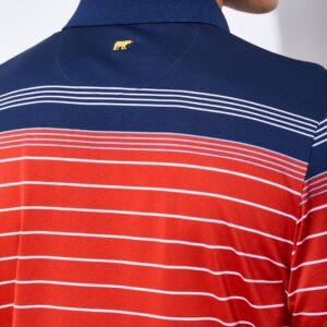 Jack Nicklaus Arcadia Premium Tonal Two Color Solid Polo Caviar