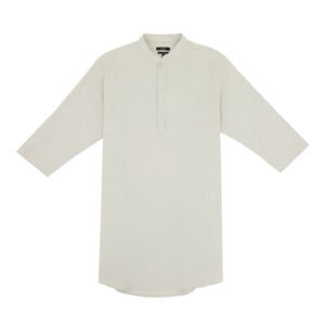 Jobb Arkhan Baju Koko Pria Kurta Lengan Pendek Regular Fit Khaki