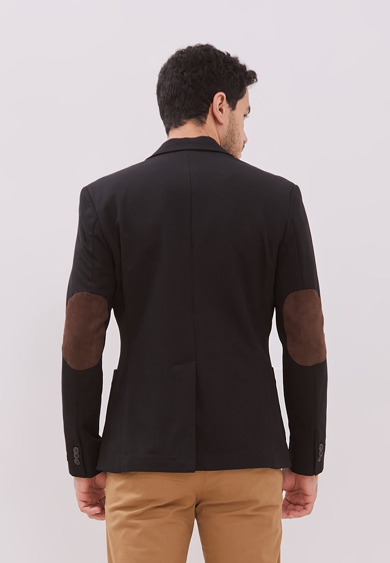Jobb Aviland-T2 Blazer Pria Slim Fit Dark Hitam - Image 3