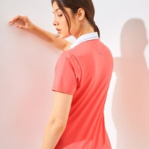 Jack Nicklaus Ferla Premium Solid Polo Sporting Coral