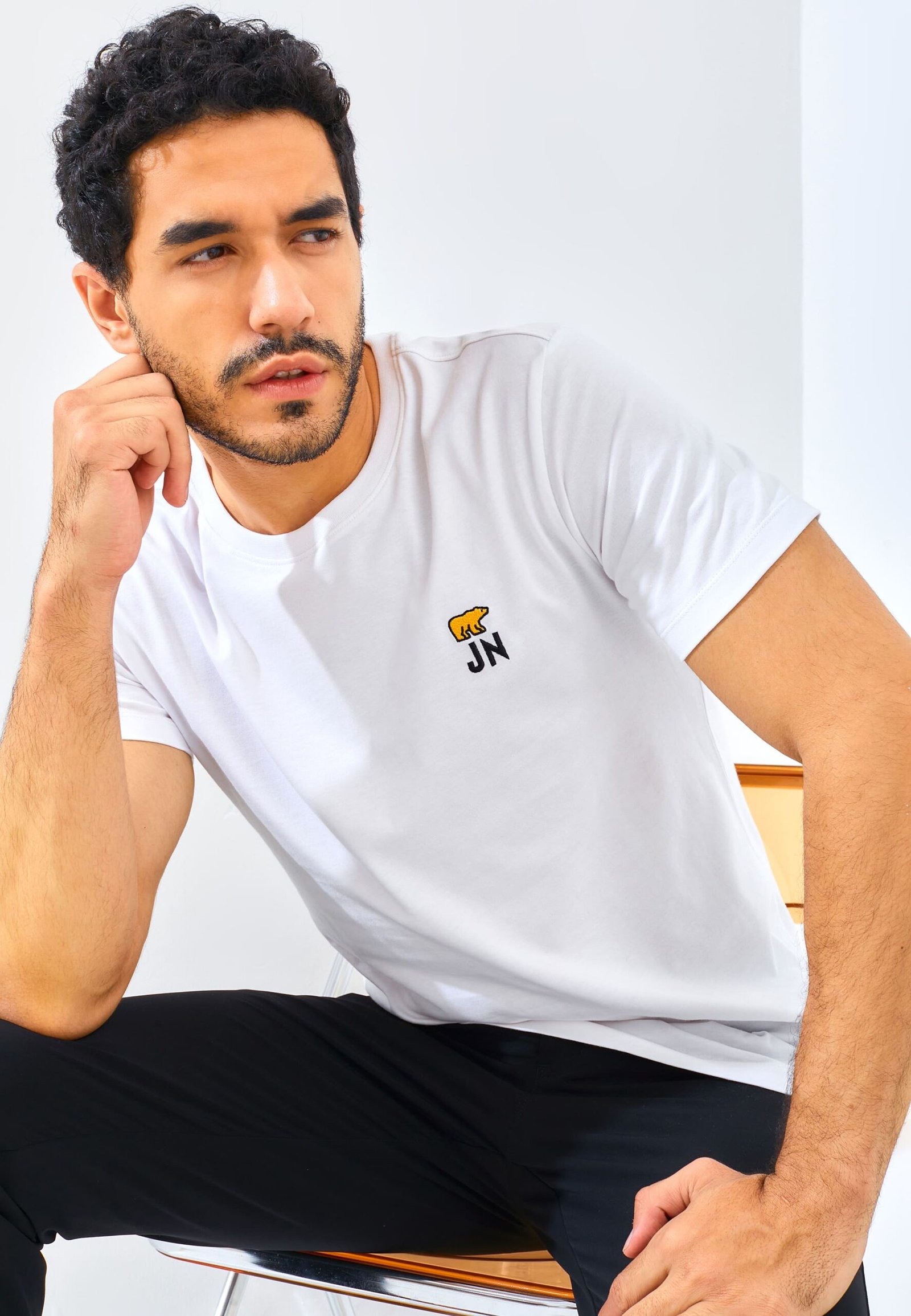 Jack Nicklaus Tuscan T-Shirt Slim Fit Putih - Image 5