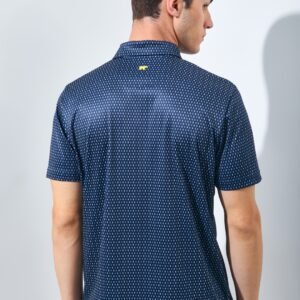 Jack Nicklaus Barrelwood Premium All Over Print Polo Classic Navy