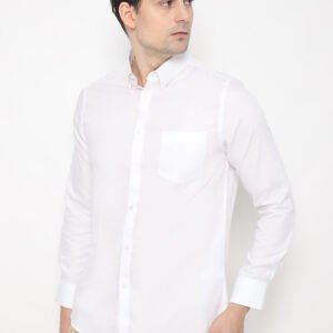 Jobb Bassein Kemeja Pria Lengan Panjang Slim Fit Putih