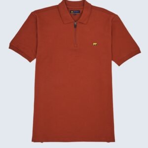 Jack Nicklaus Benedict Polo Shirt Pria Regular Fit Brown Red