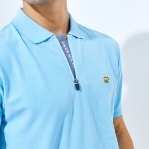 Jack Nicklaus Benedict Polo Shirt Pria Regular Fit Light Blue