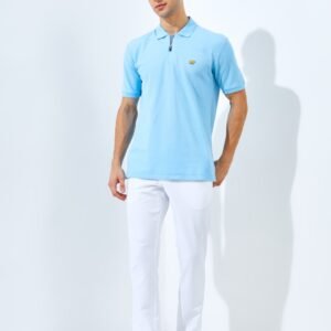Jack Nicklaus Benedict Polo Shirt Pria Regular Fit Light Blue