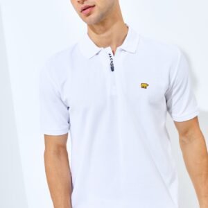 Jack Nicklaus Benedict Polo Shirt Pria Regular Fit White