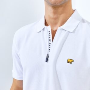 Jack Nicklaus Benedict Polo Shirt Pria Regular Fit White