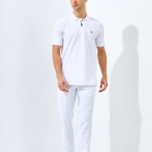Jack Nicklaus Benedict Polo Shirt Pria Regular Fit White