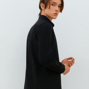 Jobb Beverly Kemeja Pria Lengan Panjang Slim Fit Hitam