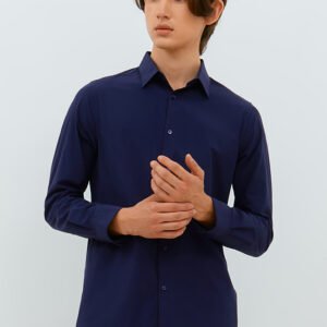 Jobb Beverly Kemeja Pria Lengan Panjang Slim Fit Navy