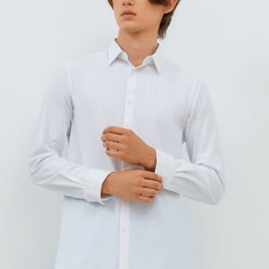 Jobb Beverly Kemeja Pria Lengan Panjang Slim Fit Putih