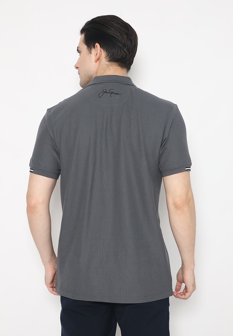Jack Nicklaus Brave Polo Shirt Pria Regular Fit Iron Gate - Image 3