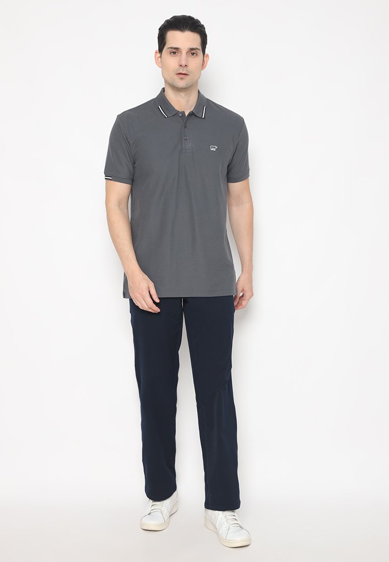Jack Nicklaus Brave Polo Shirt Pria Regular Fit Iron Gate - Image 4