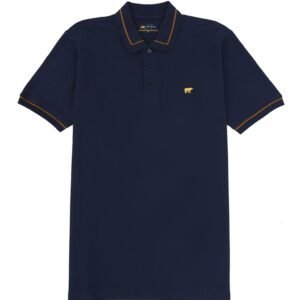 Jack Nicklaus Brehme Polo Shirt Pria Regular Fit Navy
