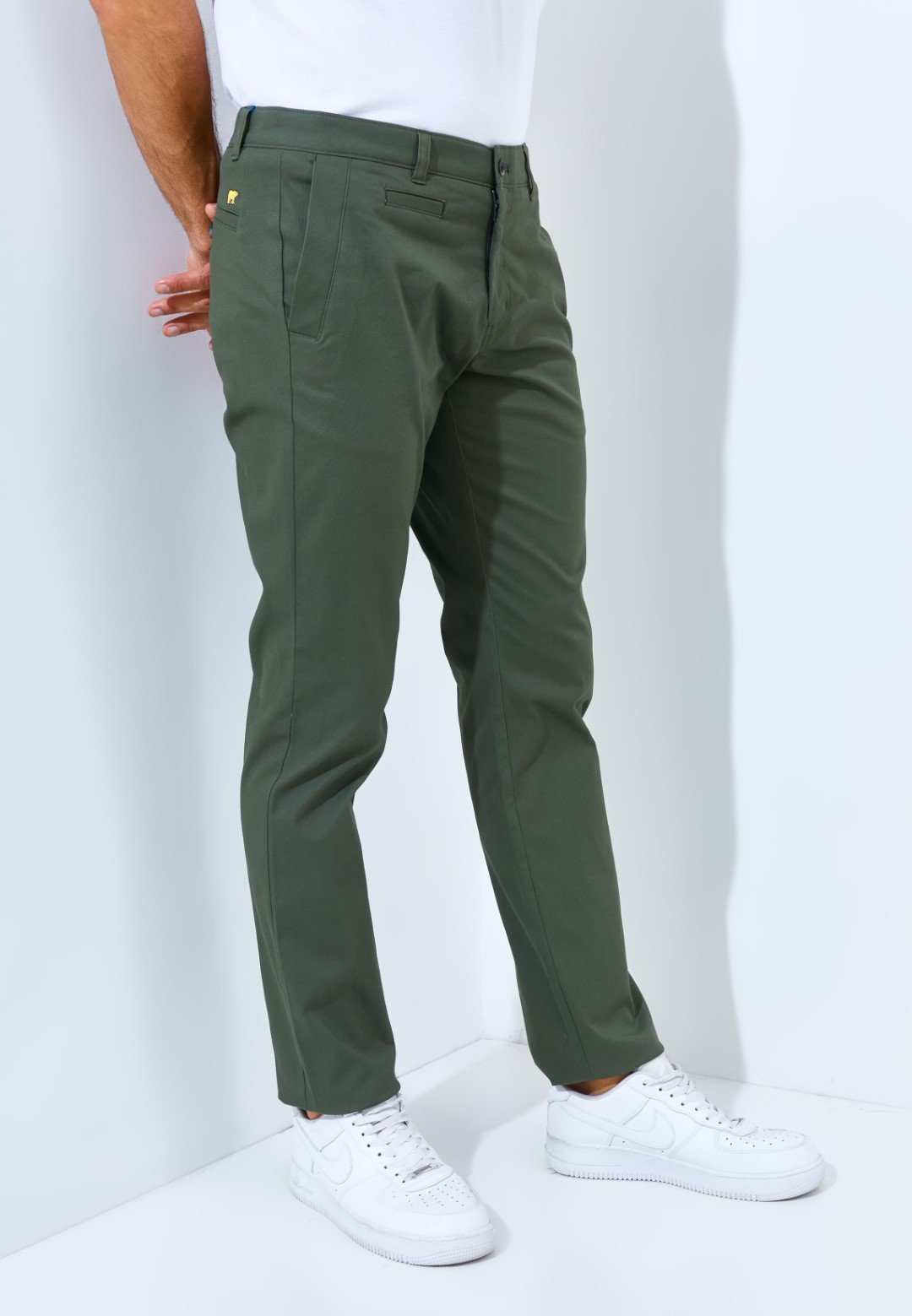 Jack Nicklaus Bridgeston Celana Panjang Pria Slim Fit Dark Green - Image 2