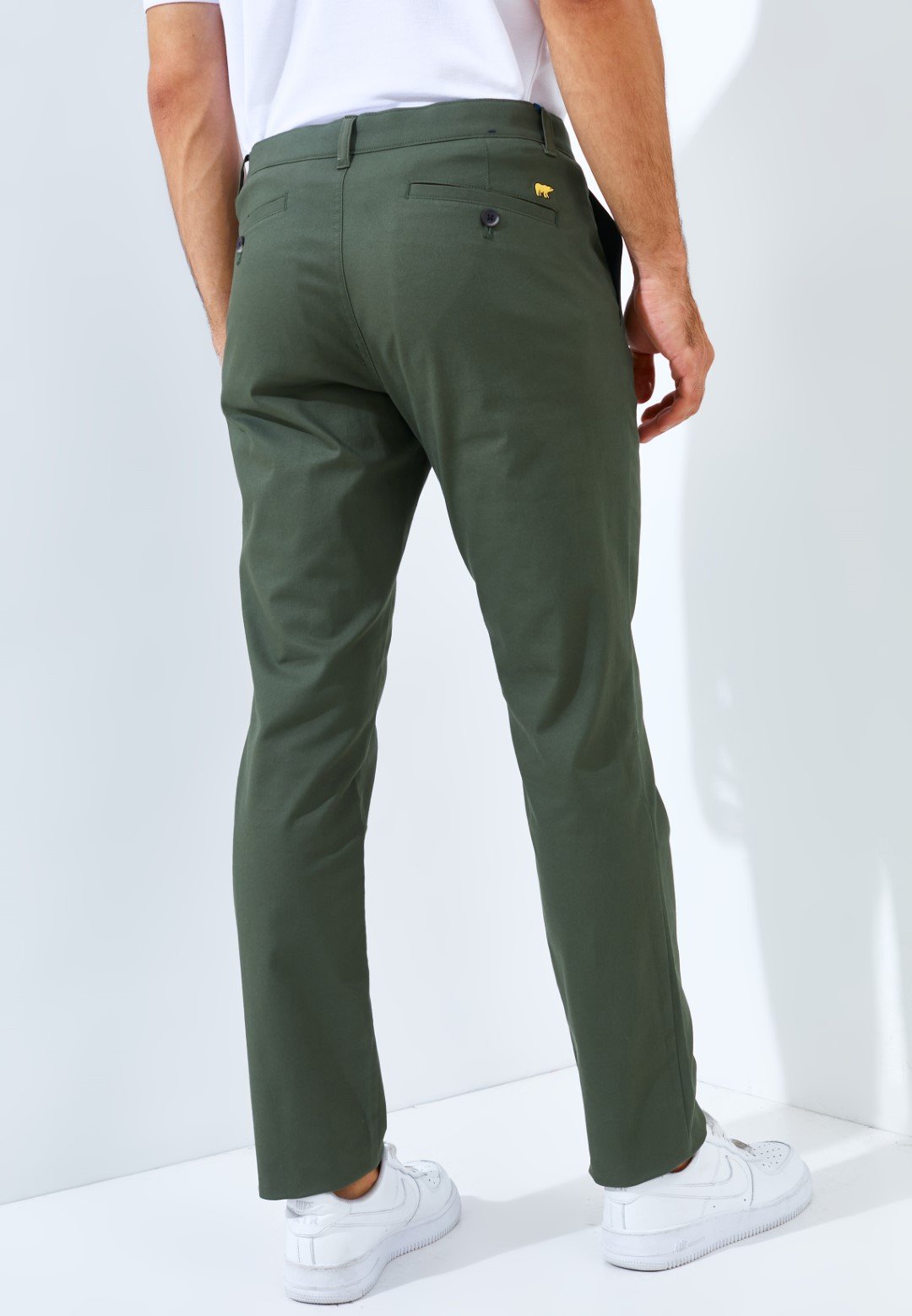 Jack Nicklaus Bridgeston Celana Panjang Pria Slim Fit Dark Green - Image 5