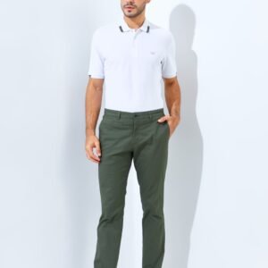 Jack Nicklaus Bridgeston Celana Panjang Pria Slim Fit Dark Green