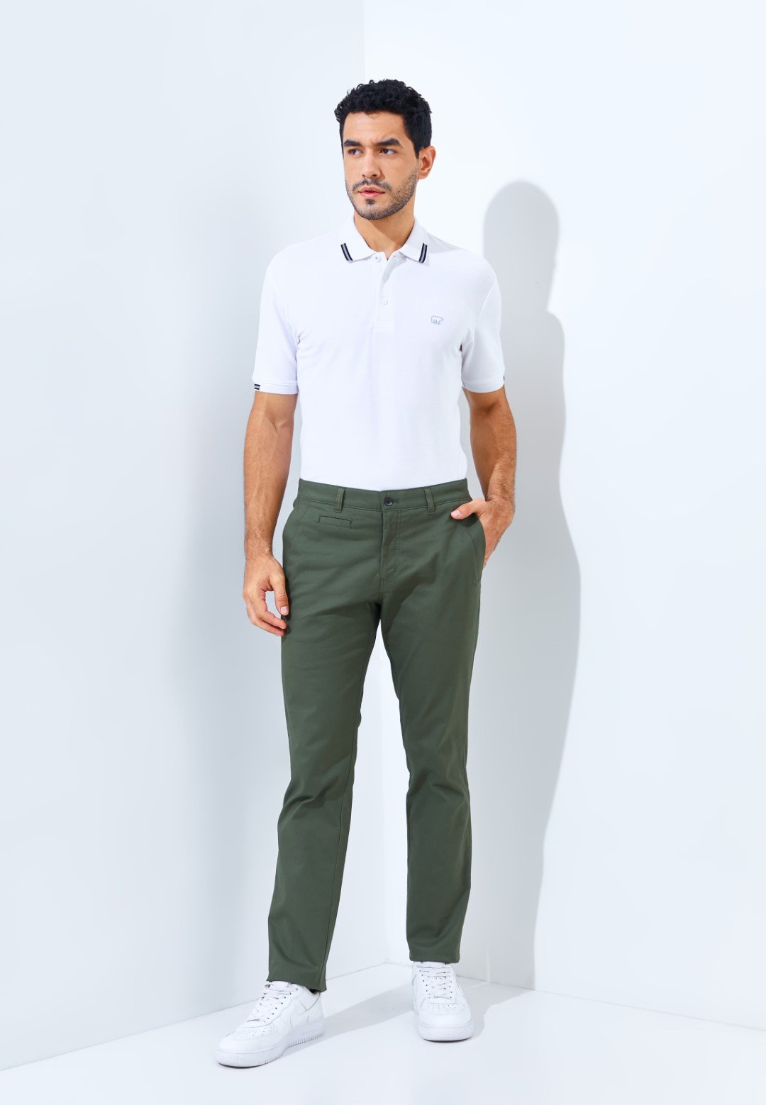Jack Nicklaus Bridgeston Celana Panjang Pria Slim Fit Dark Green - Image 6