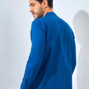 Jack Nicklaus Magnifica Kemeja Pria Lengan Panjang Slim Fit Dark Turquoise