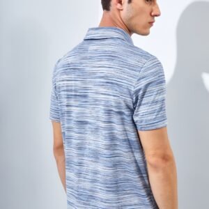 Jack Nicklaus Caesars Premium Space Dye Polo Blue Surf