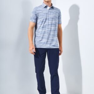 Jack Nicklaus Caesars Premium Space Dye Polo Blue Surf