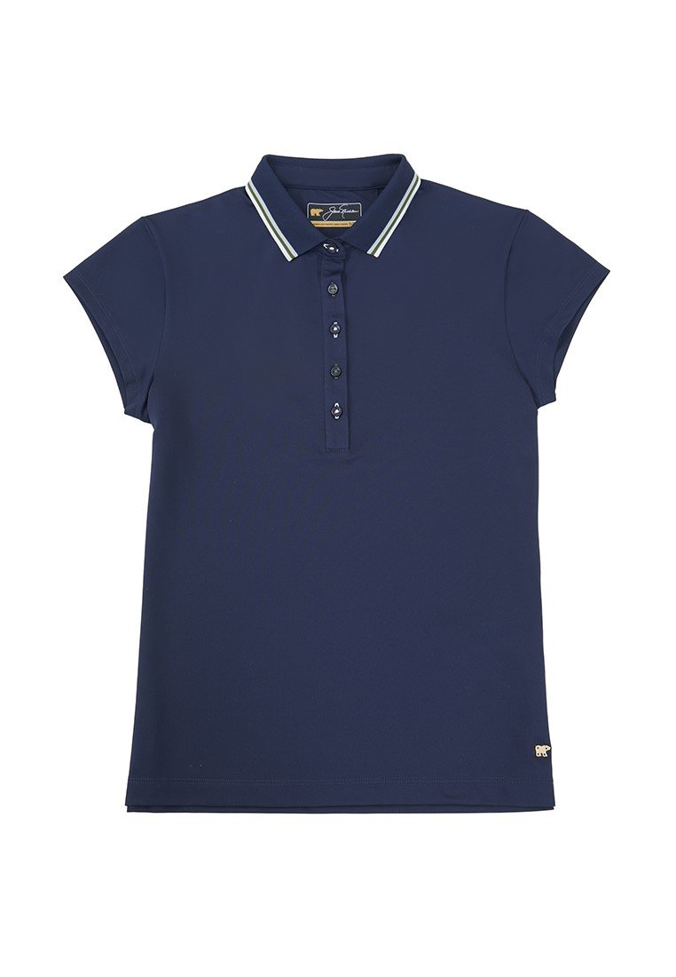 Jack Nicklaus Carrera Premium Solid Polo Ladies Classic Navy - Image 7