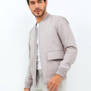 Jobb Wallace Jacket Pria Slim Fit Beige