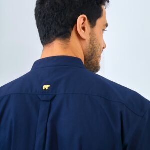 Jack Nicklaus Elite Kemeja Pria Lengan Pendek Slim Fit Navy