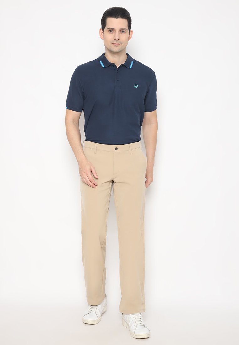 Jack Nicklaus Celestial Celana Panjang Pria Regular Fit Khaki - Image 4