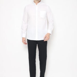 Jobb Chevio Kemeja Pria Lengan Panjang Slim Fit Putih