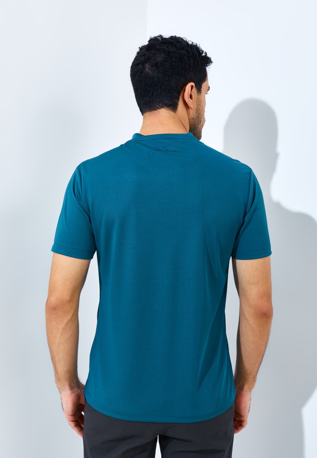 Jack Nicklaus Chevron T-Shirt Slim Fit Atlantic Deep - Image 4