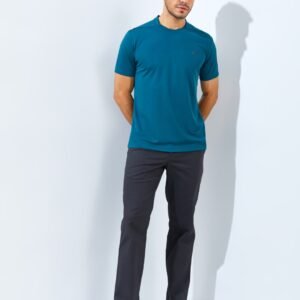 Jack Nicklaus Chevron T-Shirt Slim Fit Atlantic Deep