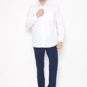 Jobb Cleyton Kemeja Pria Lengan Panjang Regular Fit Putih
