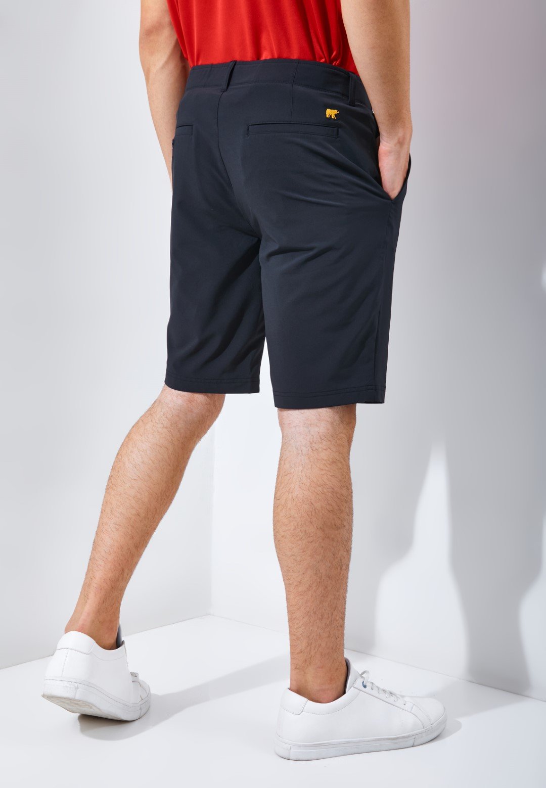 Jack Nicklaus Conrad Premium Celana Pendek Pria Regular Fit Caviar - Image 4