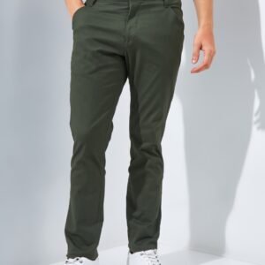 Jack Nicklaus Cougar Celana Panjang Pria Slim Fit Dark Green