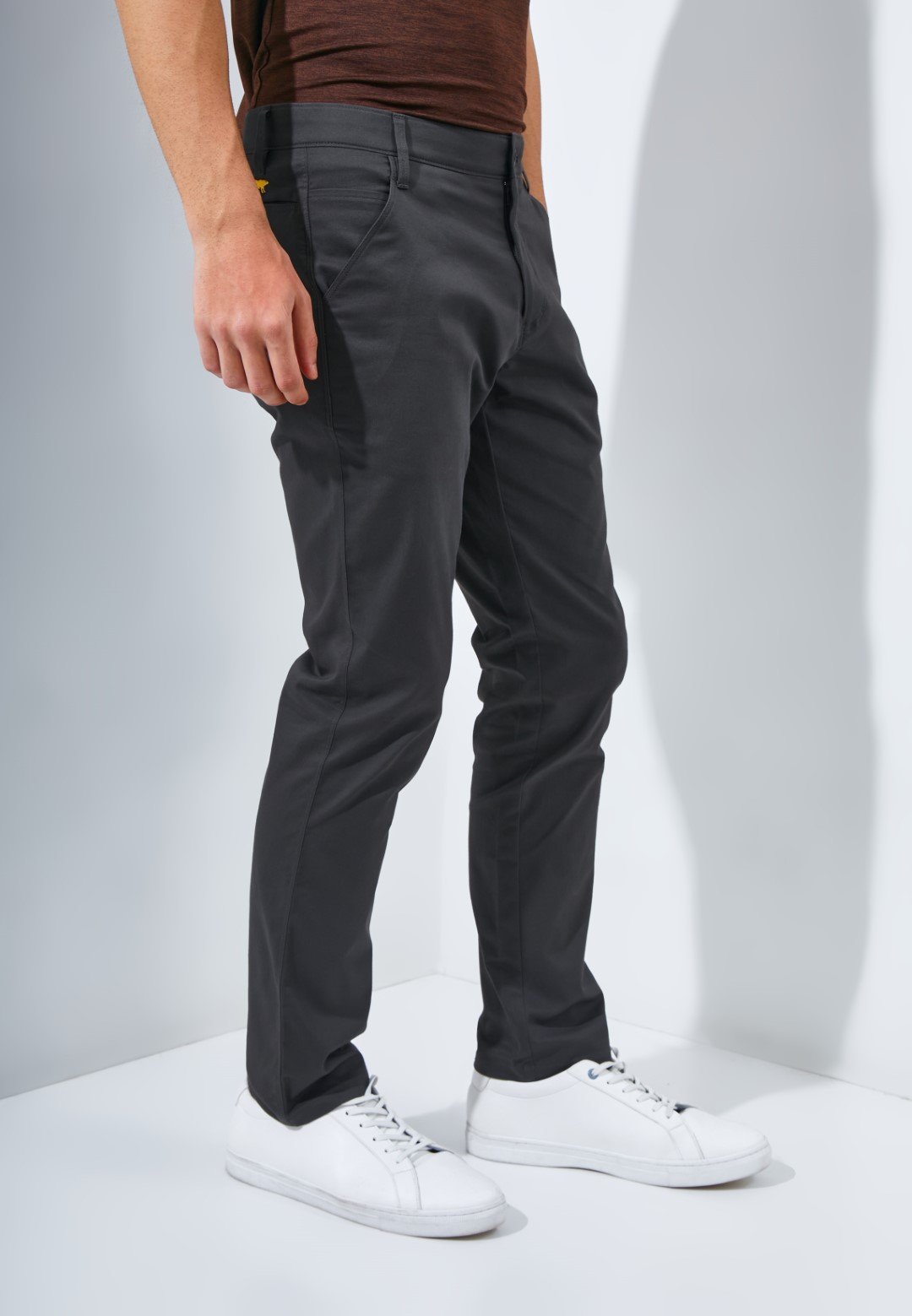 Jack Nicklaus Cougar Celana Panjang Pria Slim Fit Charcoal - Image 2