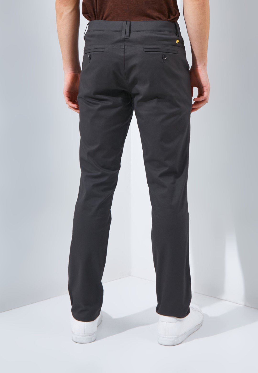Jack Nicklaus Cougar Celana Panjang Pria Slim Fit Charcoal - Image 4