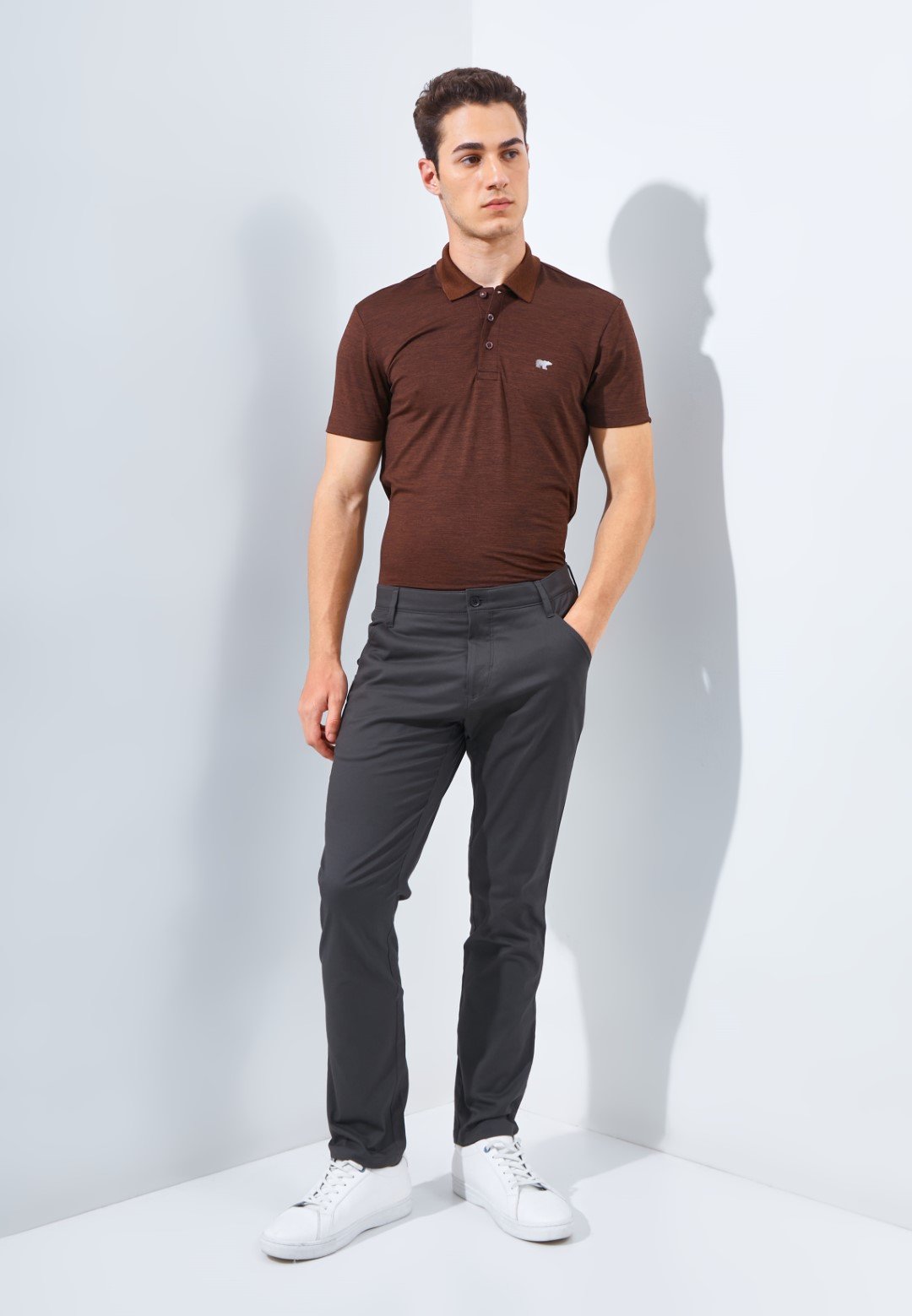 Jack Nicklaus Cougar Celana Panjang Pria Slim Fit Charcoal - Image 6