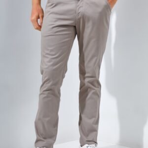 Jack Nicklaus Cougar Celana Panjang Pria Slim Fit Camel