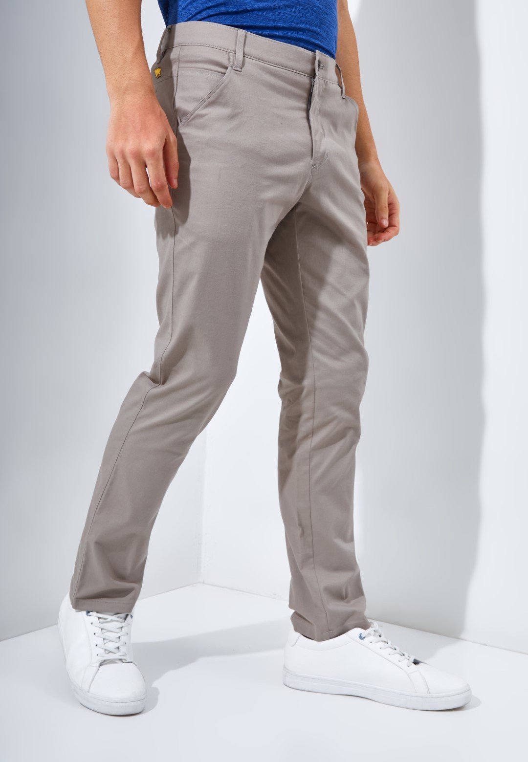 Jack Nicklaus Cougar Celana Panjang Pria Slim Fit Camel - Image 2