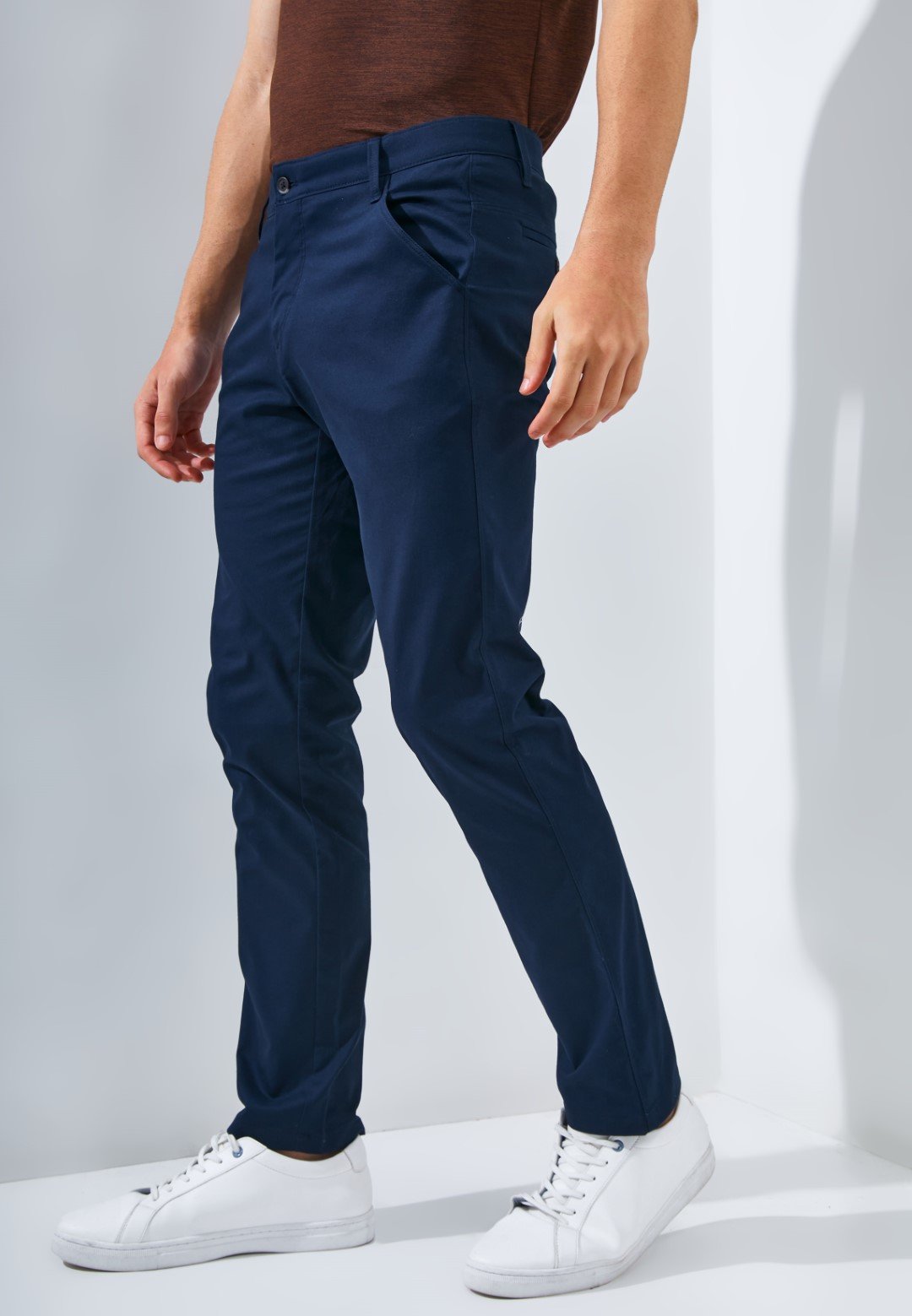 Jack Nicklaus Cougar Celana Panjang Pria Slim Fit Navy - Image 2