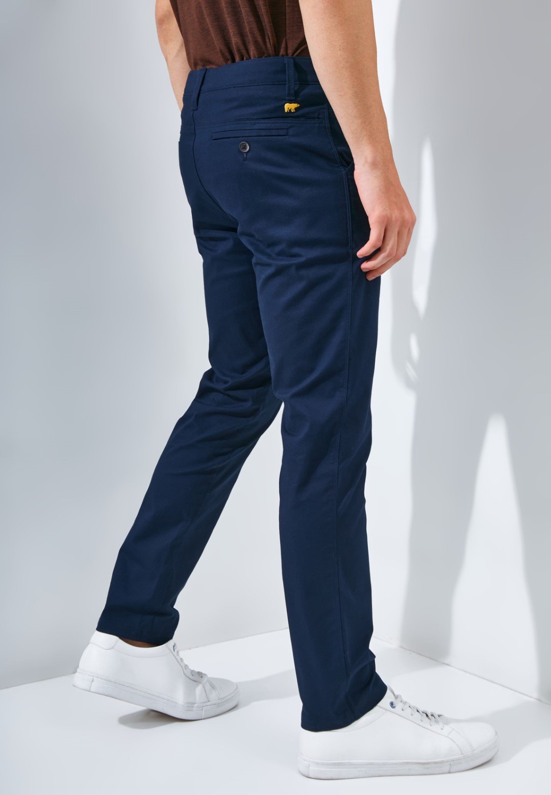 Jack Nicklaus Cougar Celana Panjang Pria Slim Fit Navy - Image 4