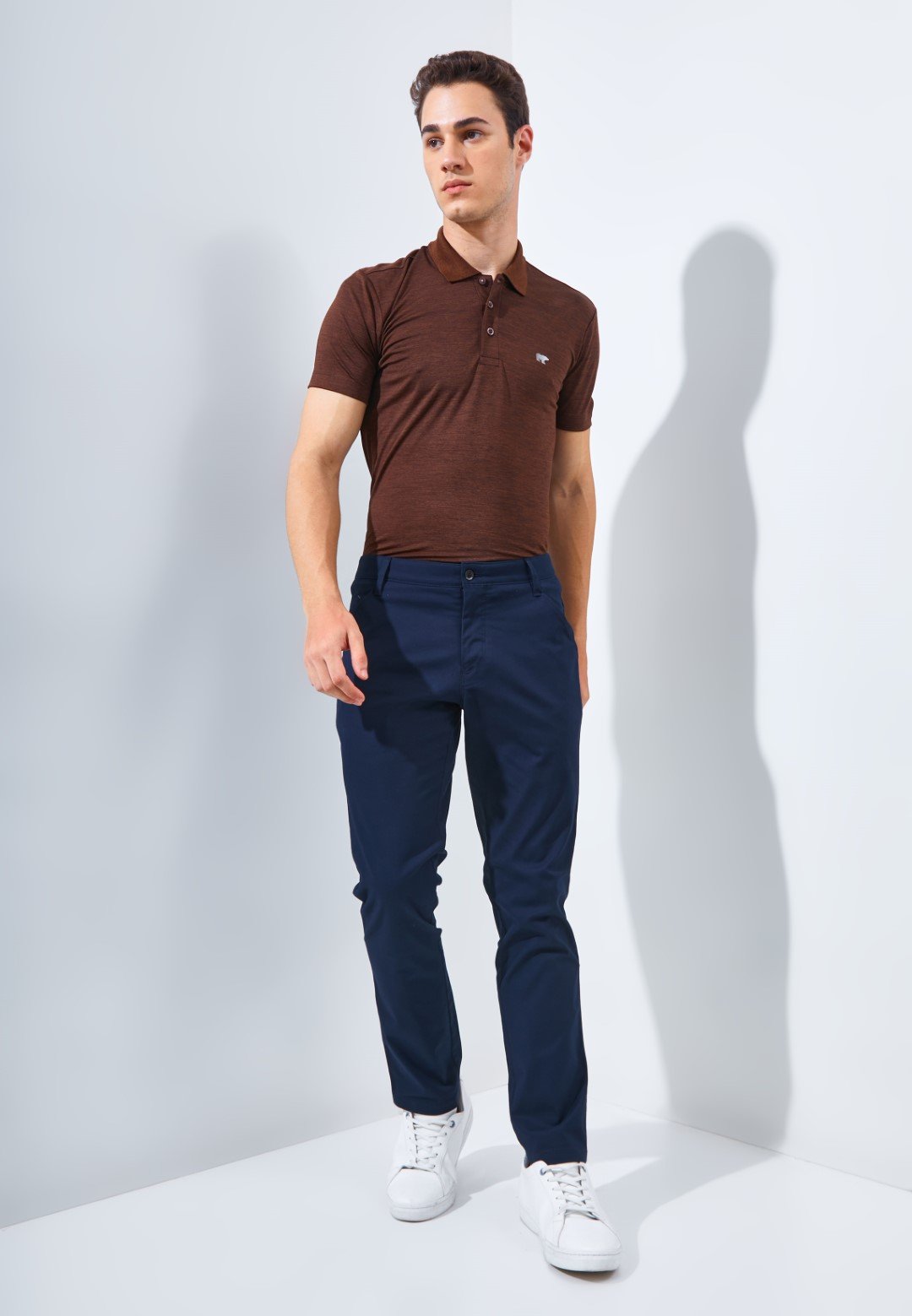 Jack Nicklaus Cougar Celana Panjang Pria Slim Fit Navy - Image 6