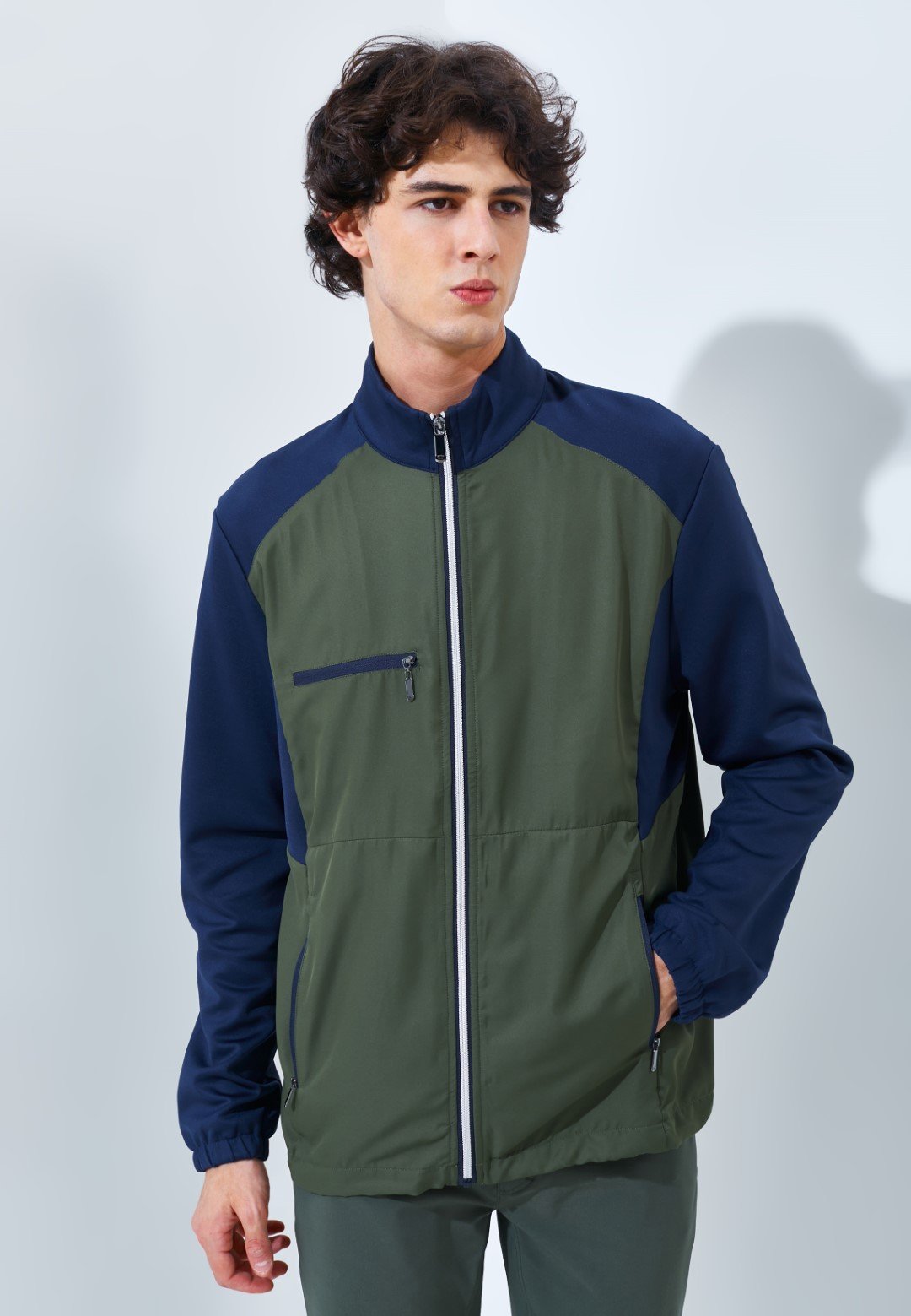 Jack Nicklaus Crowne Premium Jacket Virtual Olive