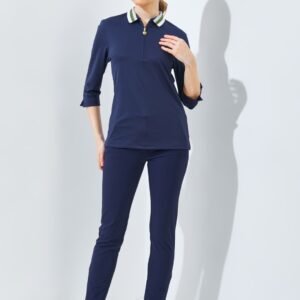 Jack Nicklaus Cypress Premium Solid Polo Ladies Classic Navy