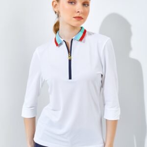 Jack Nicklaus Cypress Premium Solid Polo Ladies Bright White
