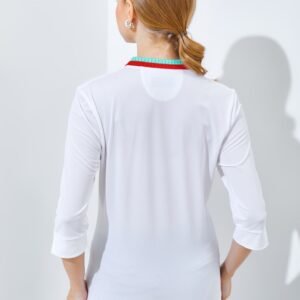 Jack Nicklaus Cypress Premium Solid Polo Ladies Bright White